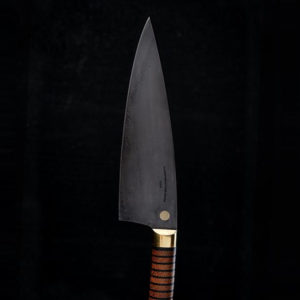 Florentine kitchen knives: Three CS Wood & Leather svart