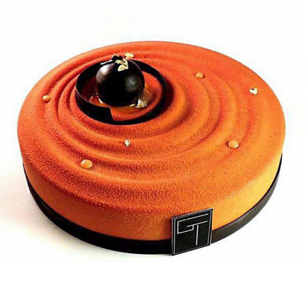 Vague 1100- Tårtform från Silikomart orange