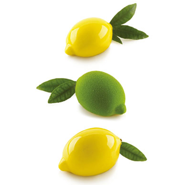 Limone & Lime 120 är en silikonform från Silikomart Professional där du skapar 3D kopior av citroner och lime på 120ml. Perfekt för en dessert!