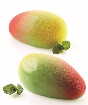 Mango 130 från Silikomart Professional är en unik form för att skapa 3D kopior av mango med en volym på 130ml. Perfekt för en dessert!