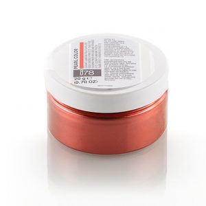 Pulverfärg Röd metallisk - för praliner och tårtor - söders gourmet