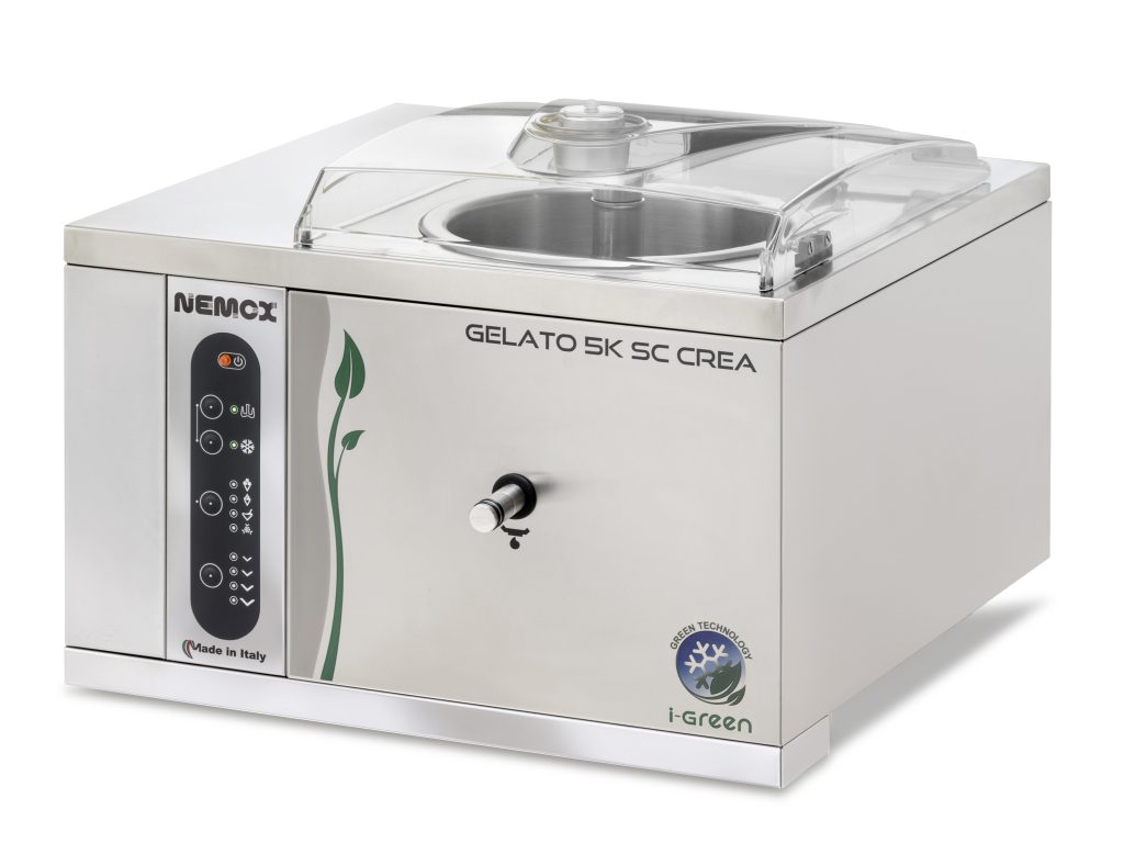 Glassmaskin m kompressor Gelato 5K Crea SC i-Green 7 liter