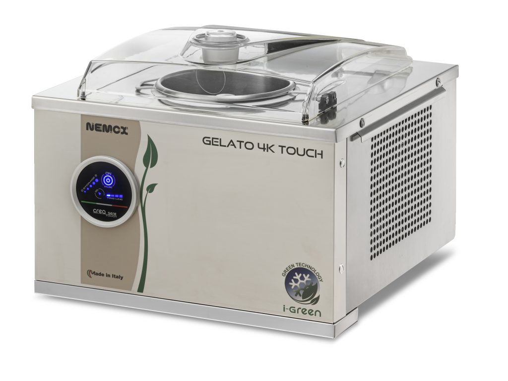 Glassmaskin m kompressor Gelato 4K Touch i-Green 320 watt