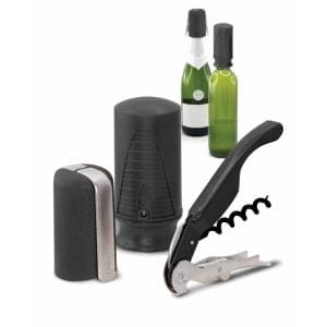 PULLTE - Vin & champagne 3-del startset svart