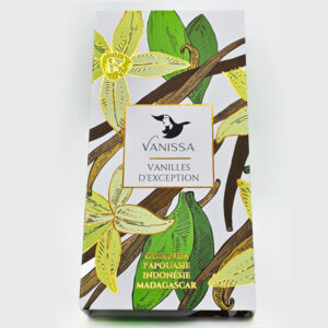 En världsturné med vanilj, 4 sorter, 8 vaniljstänger av högsta kvalitet
