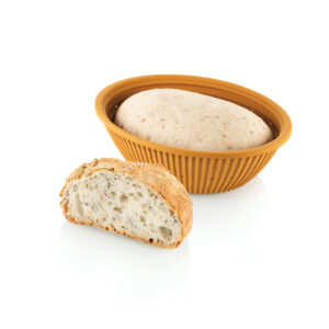 Jäskorg i livsmedelsklassad platinum-silikon från Silikomart Professional. Perfekt för jäsning av bröd upp till 1,5 liter. Tål -60 °C till +230 °C. Hygienisk, hållbar och enkel att rengöra.