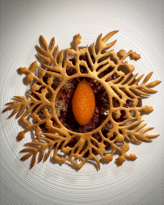 Nyårsförrätt - Tartar på renkalv med löjrom