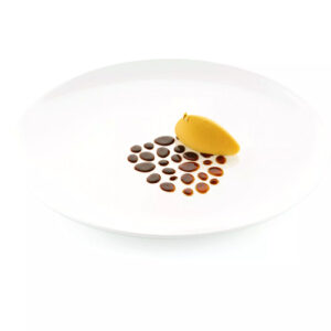 Silikomart Stencil Acquerello silikon schablon 2-pack. Perfekt för exakta dekorationer på dessert och tallrik. EU-tillverkad, tål ugn och frys.
