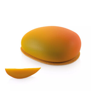 Silikomart Mango silikonform 600 ml med utstickare. Perfekt för mousse, dessert och tårta. EU-tillverkad, tål ugn, frys och diskmaskin.