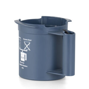 FRXSH blå ytterbehållare för plastbägare. Protective Beaker för syntetbägare med säkerhetslås för trygg användning i professionella kök.