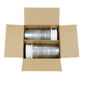 Metallbägare 4-pack till FRXSH. Universalstorlek kompatibel med Pacojet® och HotmixPRO®. Perfekt för glass, sorbet och mousse.